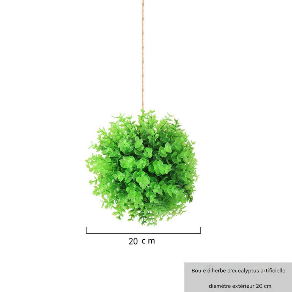 Suspension Décorative Eucalyptus Artificiel 20 cm - Lot de 2 - Décoration Plafond Intérieur Réaliste - Lytech - Image 2