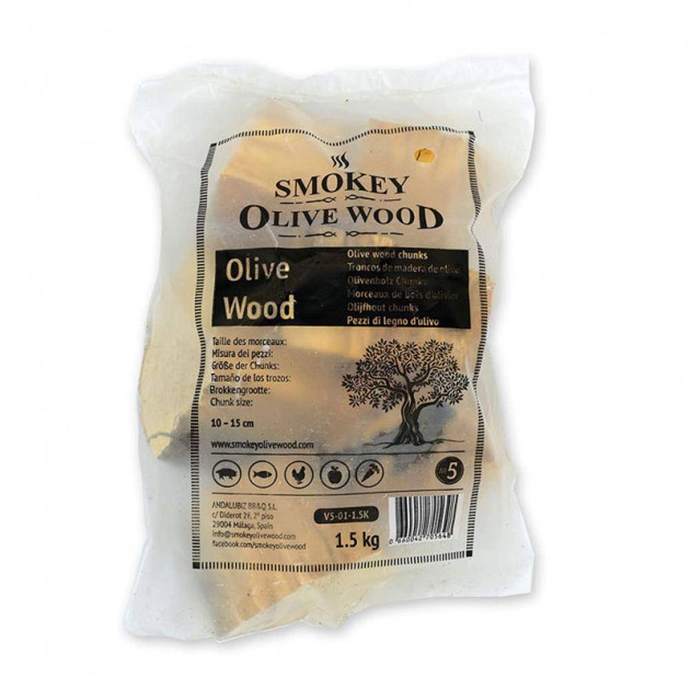 Bois de fumage Smokey Olive Wood N°5 olivier 1.5kg