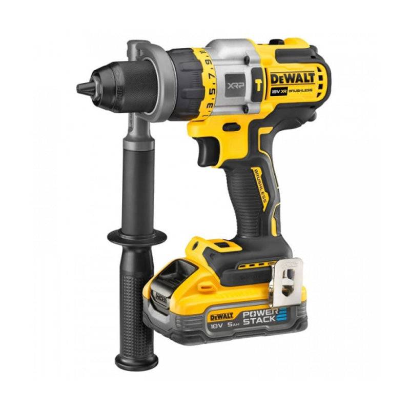 Pack 2 Outils Brushless DEWALT DCK2052H2T-QW XR 18V - Perceuse Percussion DCD999 + Visseuse à Chocs DCF850 + 2 batteries POWERSTACK 5Ah Li-Ion + Malle - Image 2