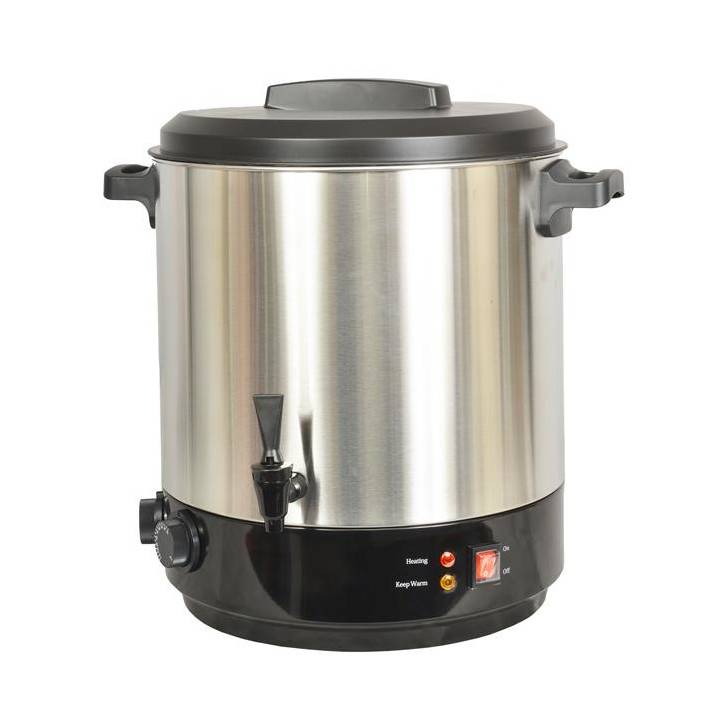 Kitchen Chef - Stérilisateur de bocaux électrique avec cuve inox robinet et minuteur 31l 2100w KCPST31IX Kitchen Chef - Image 1