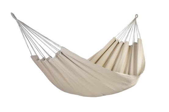 Jobek - Hamac Traditionnel KOCON 340x140 cm en Polypropylène Taupe JOBEK - Image 1