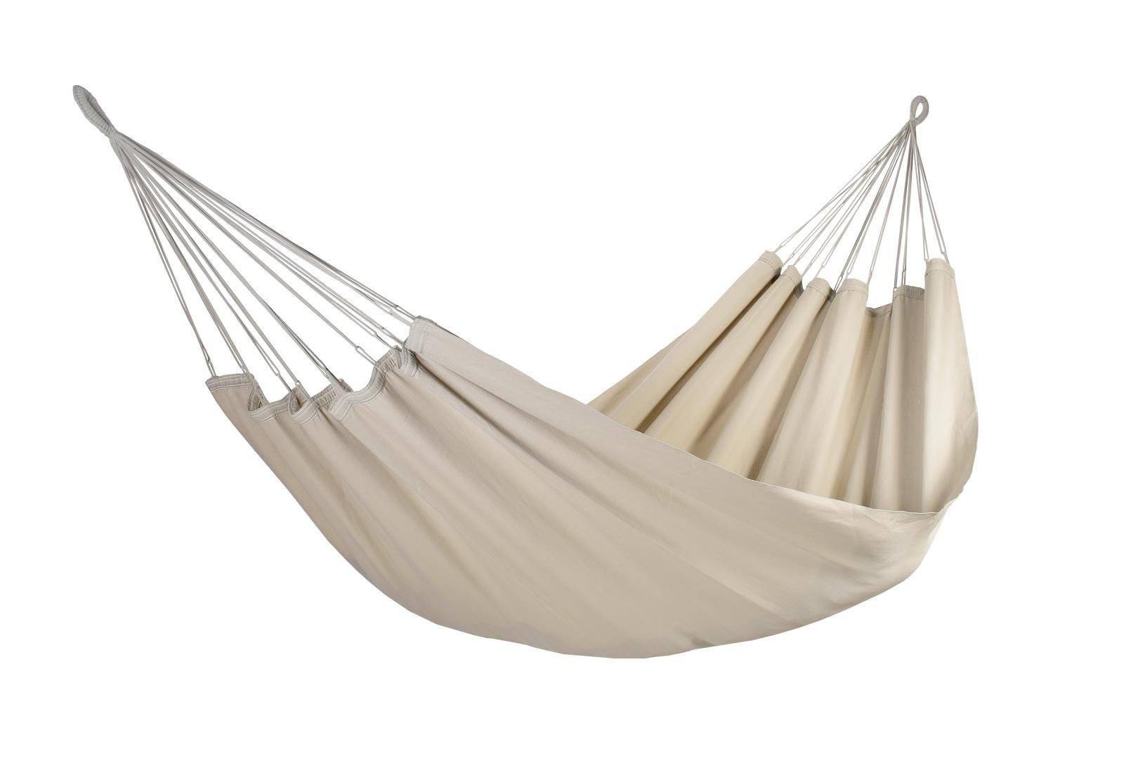 Jobek - Hamac Traditionnel KOCON 340x140 cm en Polypropylène Taupe JOBEK - Image 1