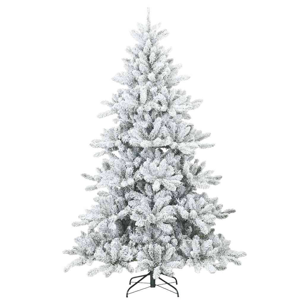 Sapin de Noël | Arbre de Noël Artificiel à Branches Articulées Blanc 180 cm Maison Chic - Image 5