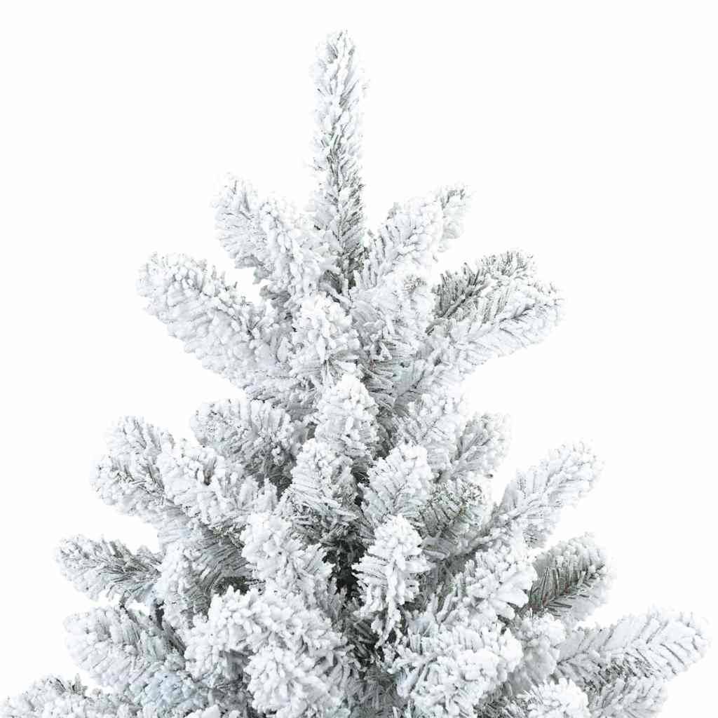 Sapin de Noël | Arbre de Noël Artificiel à Branches Articulées Blanc 180 cm Maison Chic - Image 8
