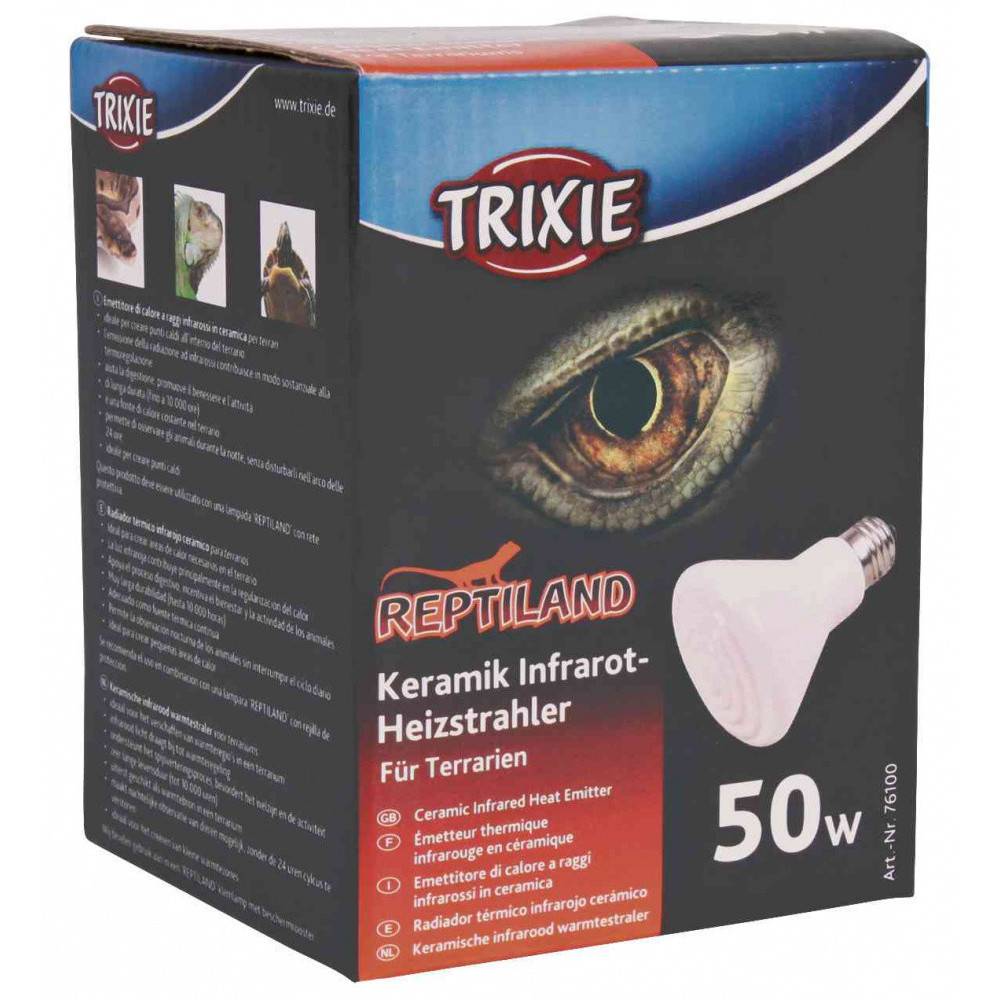 Trixie - Trixie - Emetteur céramique de chauffage infrarouge 50 W pour reptiles - Image 1