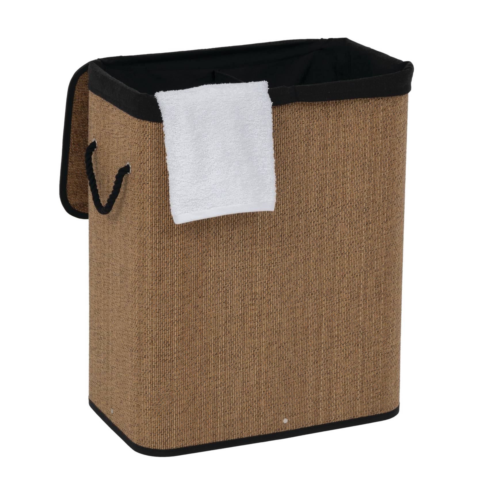 Panier à linge bambou 100 L - Five Simply Smart - Bambou - Beige - Image 5