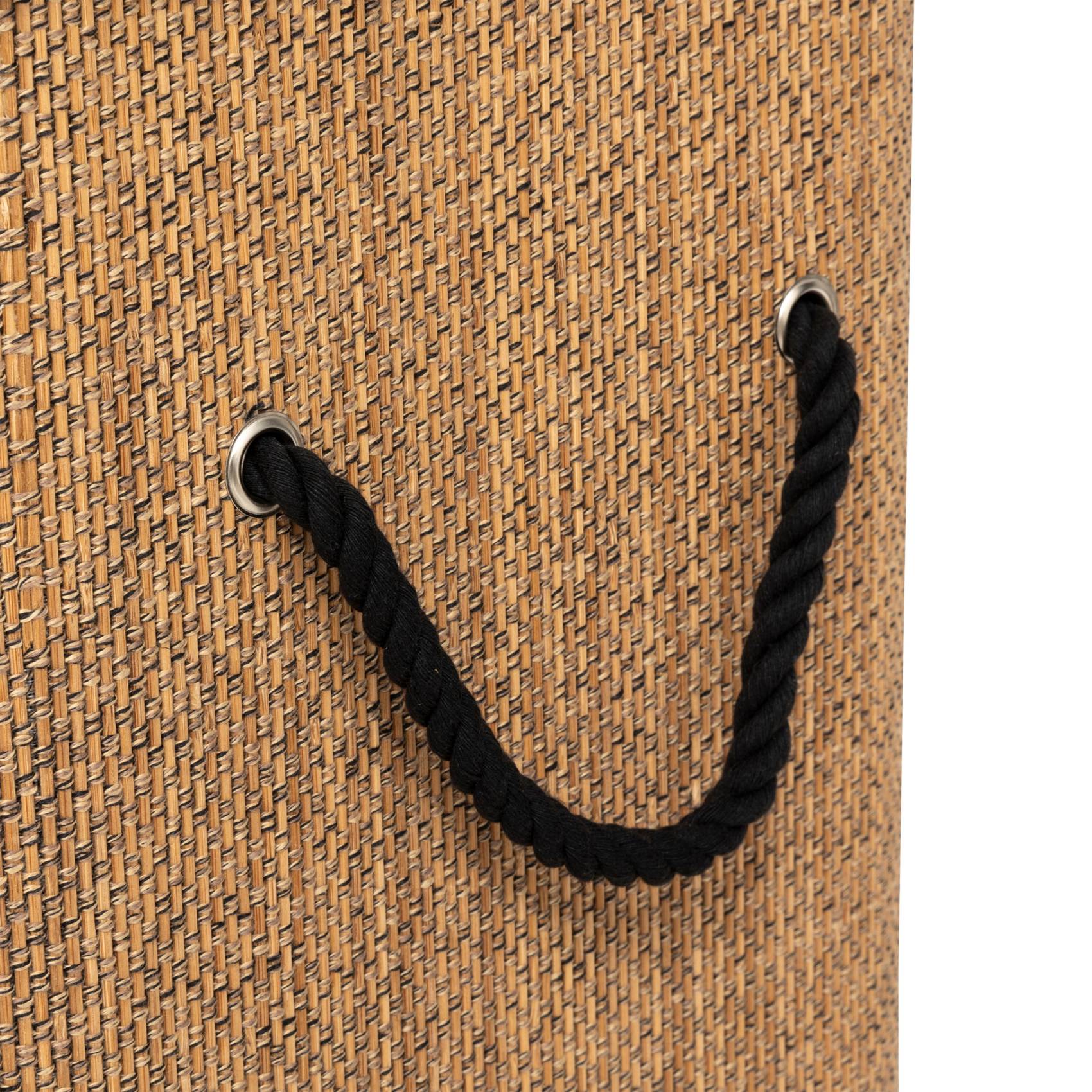 Panier à linge bambou 100 L - Five Simply Smart - Bambou - Beige - Image 3