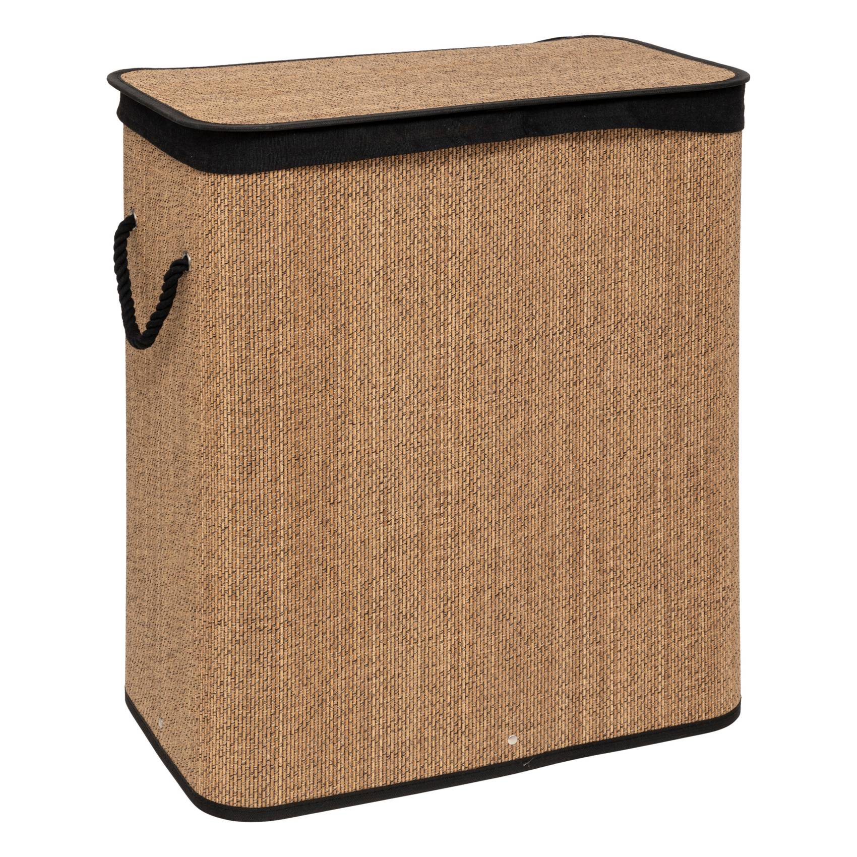 Panier à linge bambou 100 L - Five Simply Smart - Bambou - Beige - Image 1