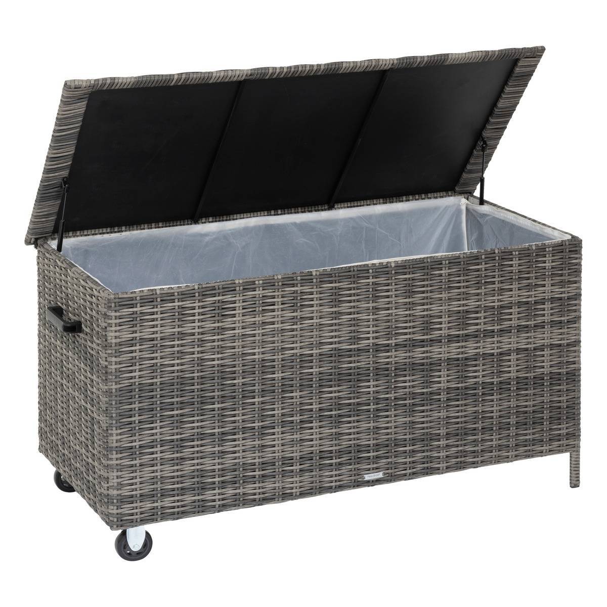 Hesperide - Coffre de rangement "Bayana" terre d ombre 204 x 97,5 x 111 cm en acier traité époxy Hespéride - Image 2
