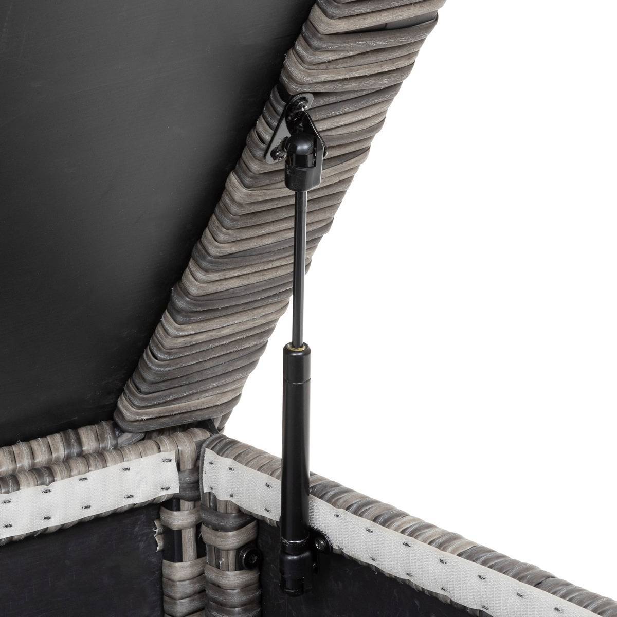 Hesperide - Coffre de rangement "Bayana" terre d ombre 204 x 97,5 x 111 cm en acier traité époxy Hespéride - Image 4
