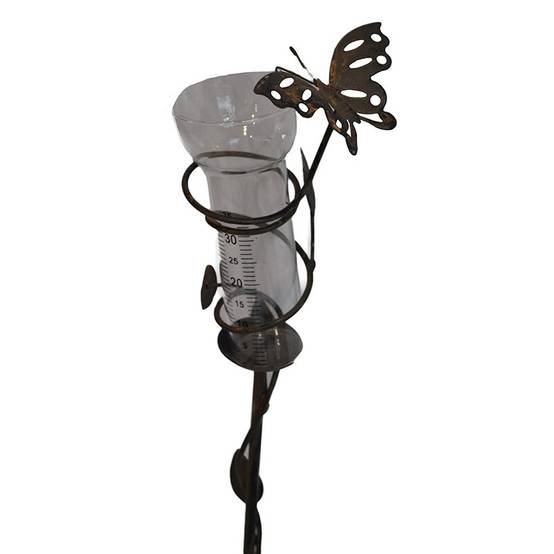 La Grande Prairie - Pluviomètre jardin papillon 10x107x13cm - Image 6