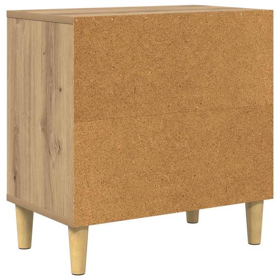 Maison pour chat bois d'ingénierie chêne artisan 51 x 30 x 52 cm, Poids:8.98kg - PANGIVO - Image 7
