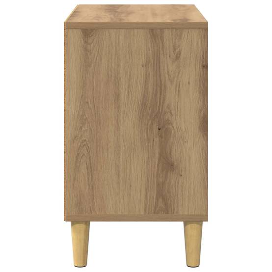 Maison pour chat bois d'ingénierie chêne artisan 51 x 30 x 52 cm, Poids:8.98kg - PANGIVO - Image 6