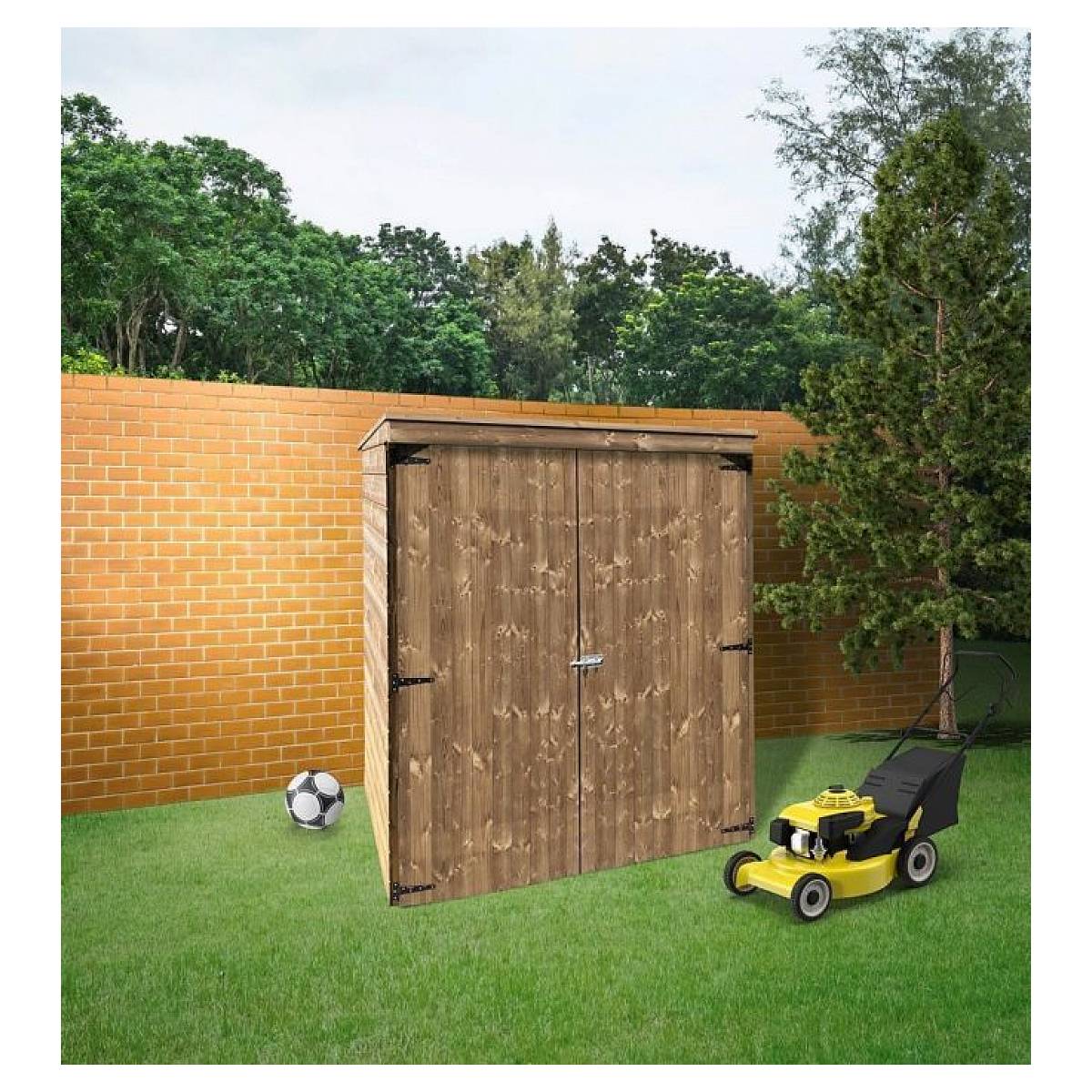 Abri de Rangement Moderne Compact 1832 x 902 x 1796 mm - Idéal pour Petits Espaces - Image 2