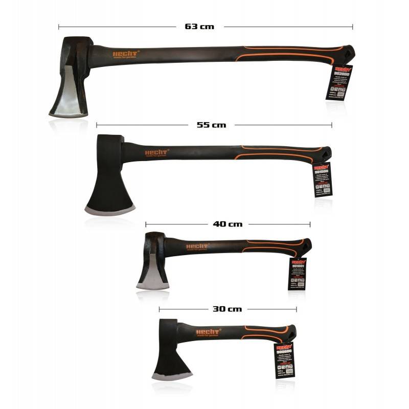 BB Loisir - Hecht Set avec 4 Haches merlin a fendre couperet Hachette 30-40-55-63 cm Nr. 3 - Image 1