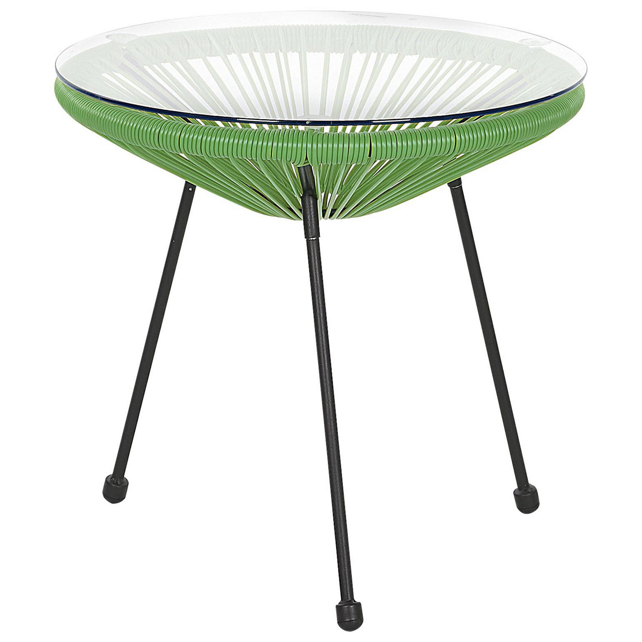 Beliani - Set de bistrot Polyrotin Vert ACAPULCO II Beliani - Image 3