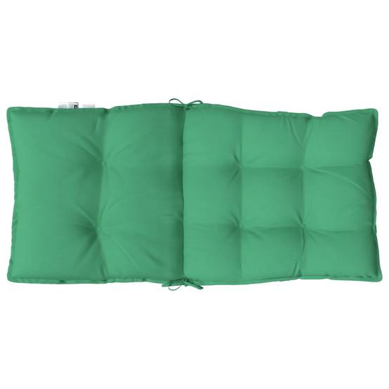 Lot de 4 Coussins Fauteuil Dossier Bas Tissu Oxford Confortable pour Mobilier de Jardin Vert 100x50cm – ComfortXL Outdoor Living - Image 7