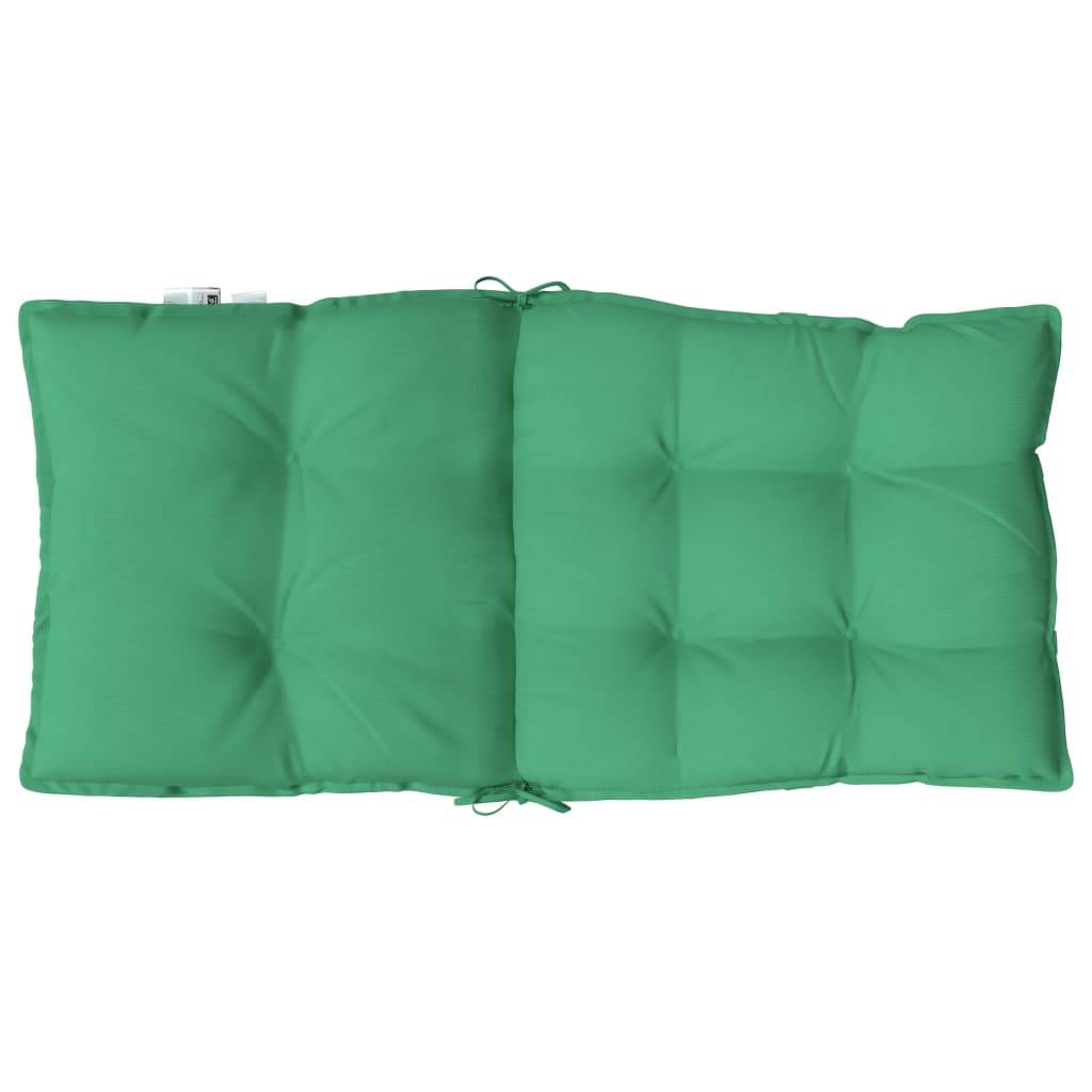 Lot de 4 Coussins Fauteuil Dossier Bas Tissu Oxford Confortable pour Mobilier de Jardin Vert 100x50cm – ComfortXL Outdoor Living - Image 7