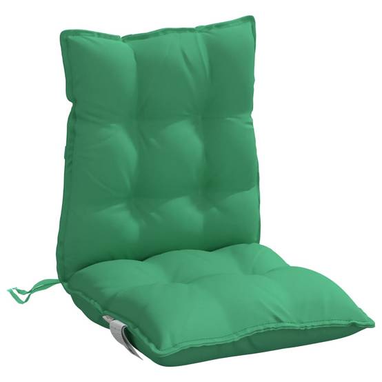 Lot de 4 Coussins Fauteuil Dossier Bas Tissu Oxford Confortable pour Mobilier de Jardin Vert 100x50cm – ComfortXL Outdoor Living - Image 5