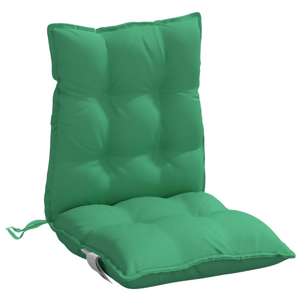 Lot de 4 Coussins Fauteuil Dossier Bas Tissu Oxford Confortable pour Mobilier de Jardin Vert 100x50cm – ComfortXL Outdoor Living - Image 5