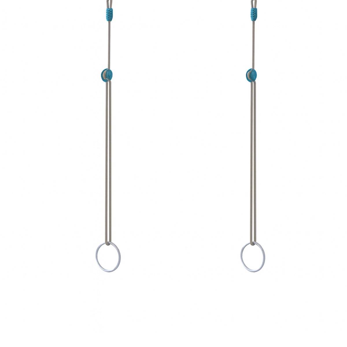 Trigano Jardin - Balançoire en bois poutre métal 3 m Adulte SKYLER 2 - 3 personnes - Image 6