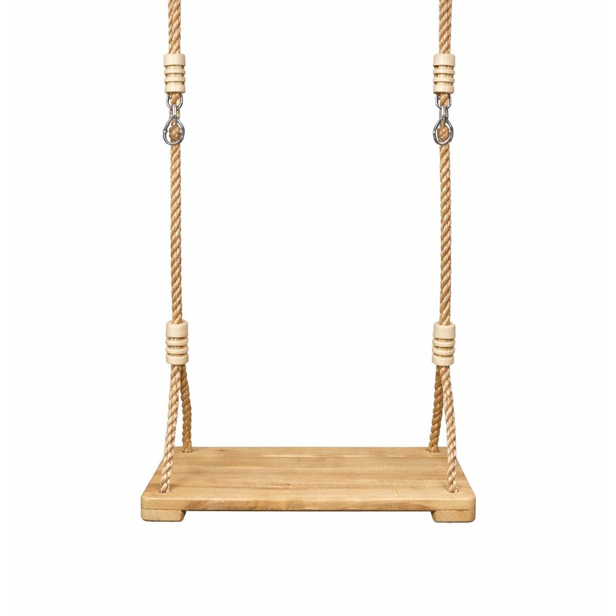 Trigano Jardin - Balançoire en bois poutre métal 3 m Adulte SKYLER 2 - 3 personnes - Image 4