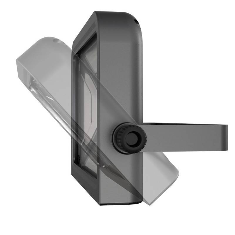 Xanlite - Projecteur LED Mural Noir, x3 Intensités Lumineuses, 20 W, 1400 Lumens - PR20WMDS - Image 3