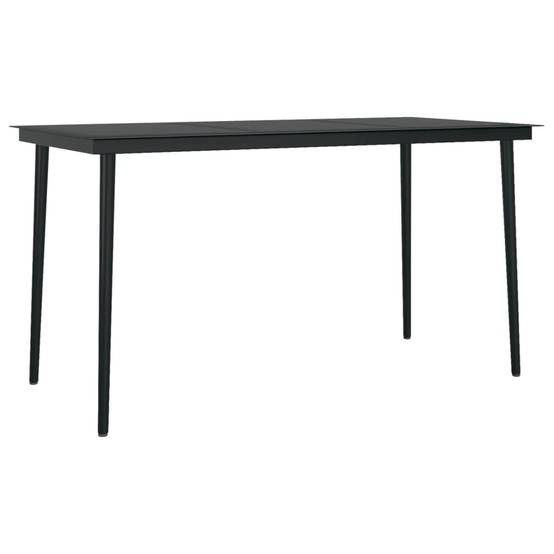 Ensemble Repas 4P 140cm Rotin PVC avec Coussins Gris – ComfortXL Outdoor Living - Image 6