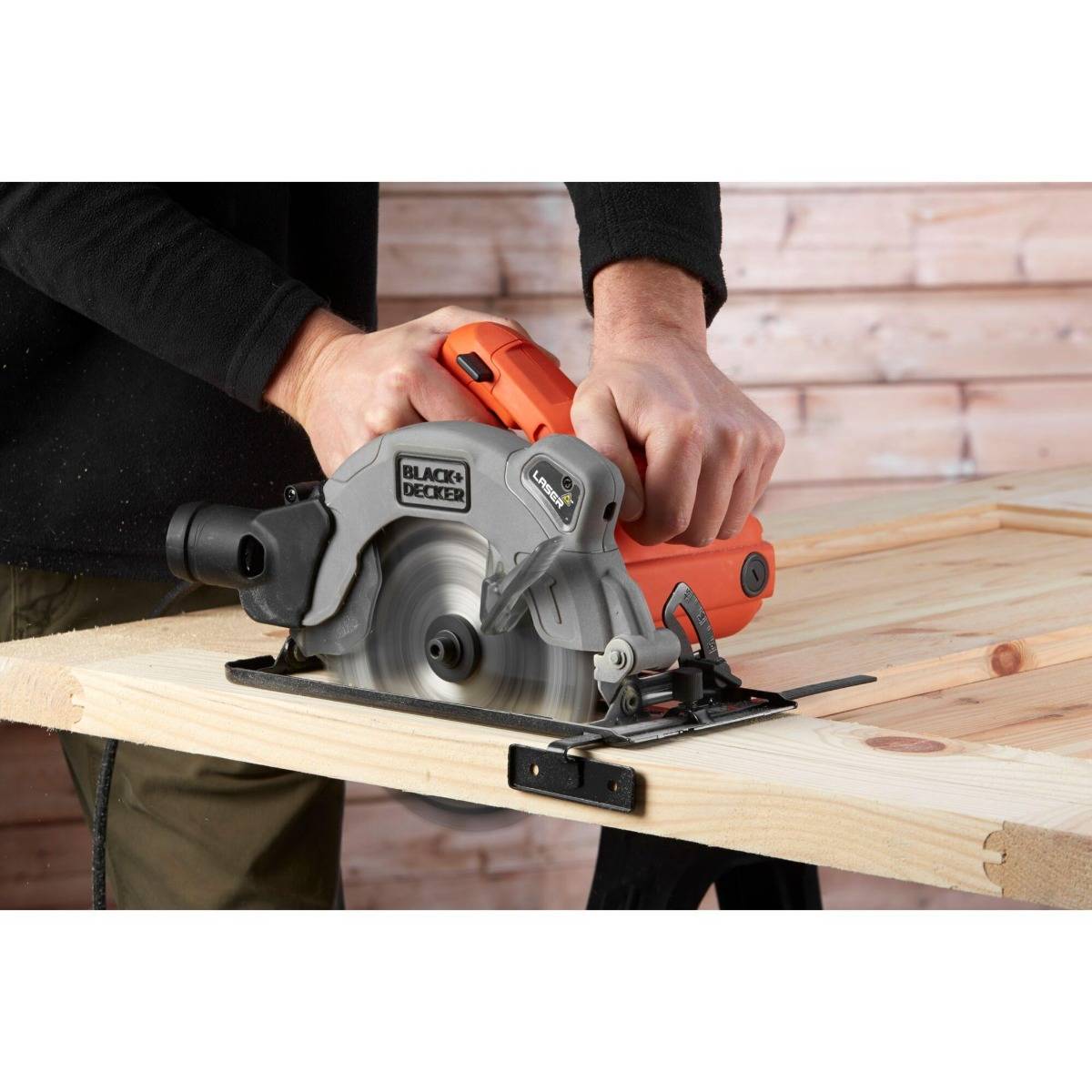 Scie circulaire filaire 1250 W Ø 190 mm - BLACK+DECKER - avec 2 lames - CS1250LA-QS - Image 7