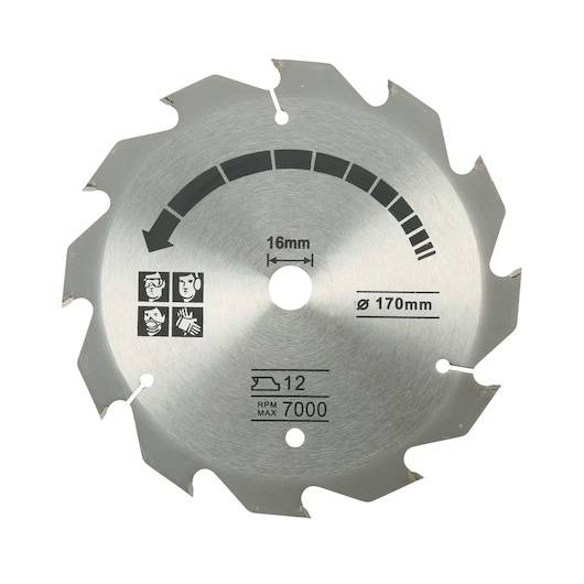 Scie circulaire filaire 1250 W Ø 190 mm - BLACK+DECKER - avec 2 lames - CS1250LA-QS - Image 2