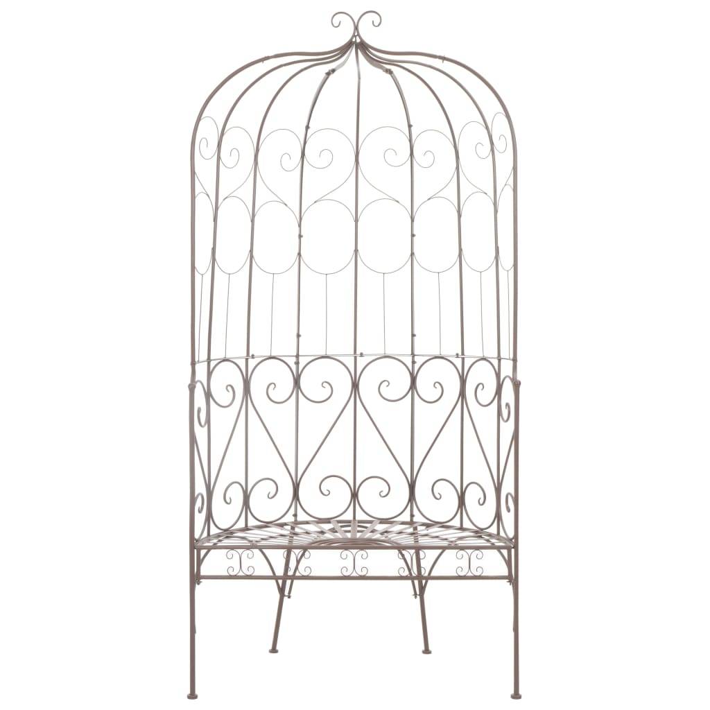 Vidaxl - Banc de jardin 95 cm Fer Marron antique vidaXL 45433 - Image 6