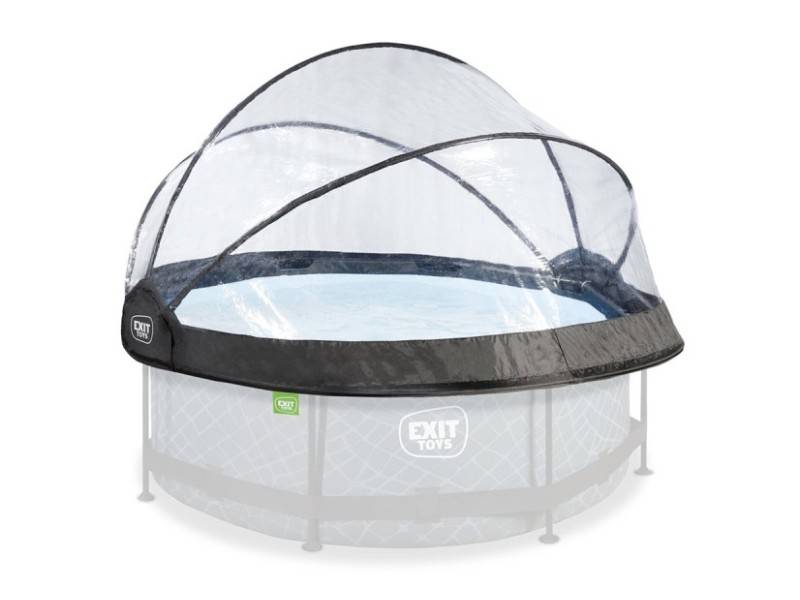 Exit Toys - Dôme pour piscine tubulaire ronde de Ø 2,40 à 2,55 m - Exit Toys - Image 1