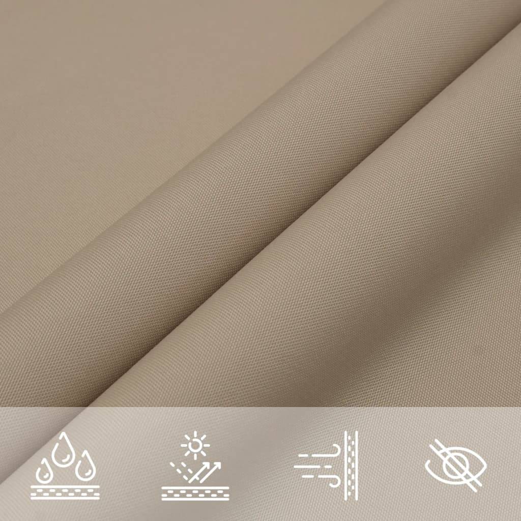Voile de parasol - accessoire parasol - Tissu de remplacement pour parasol tissu oxford rectangulaire 4x7 m taupe - MEUBLE PRO - Image 8