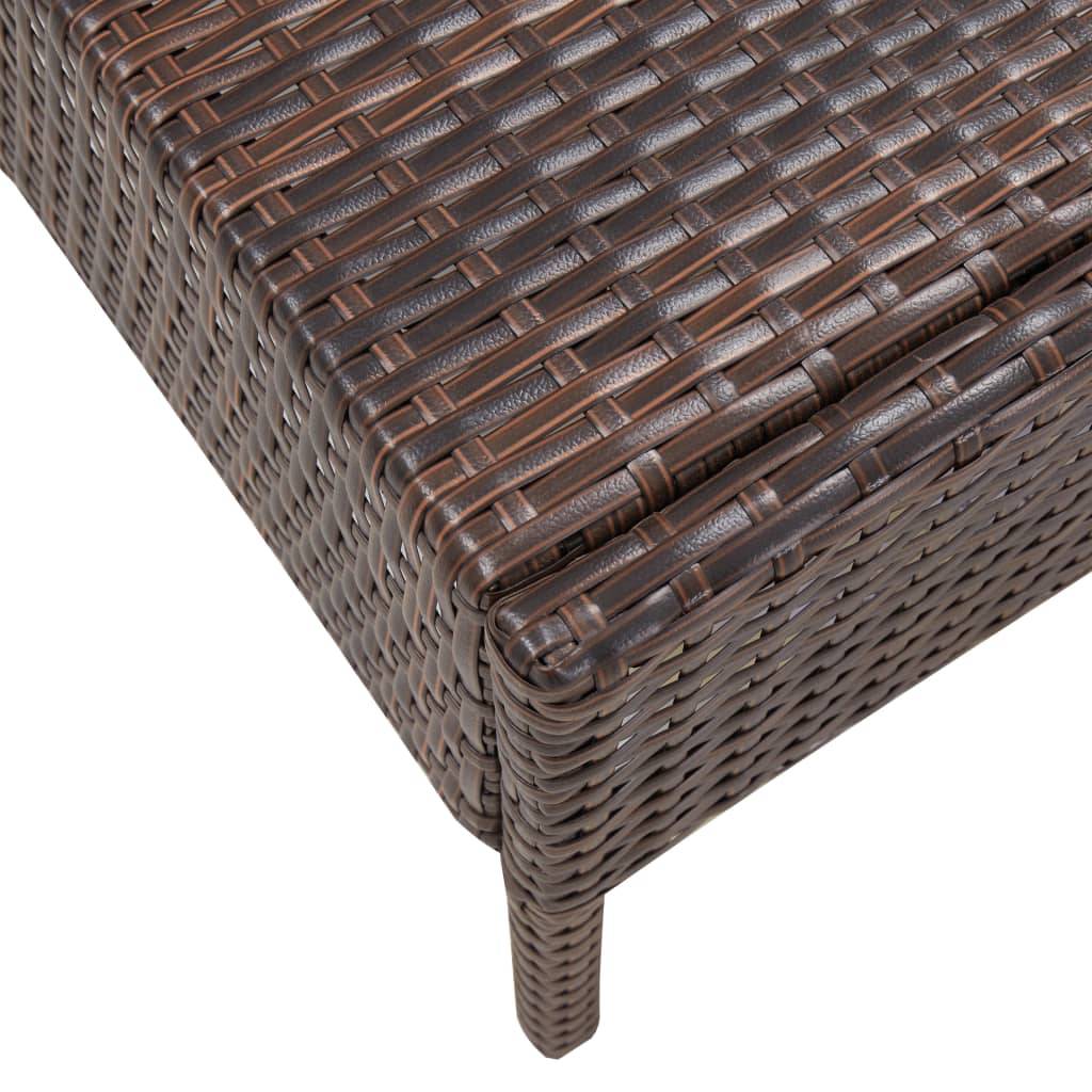 Vidaxl - Salon de jardin 6 pcs avec coussins Résine tressée Marron vidaXL 48935 - Image 6