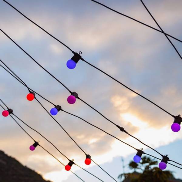 Guirlande guinguette connectéee IP44 20m 40 LEDS RGB TWINKLY FESTOON - Image 4