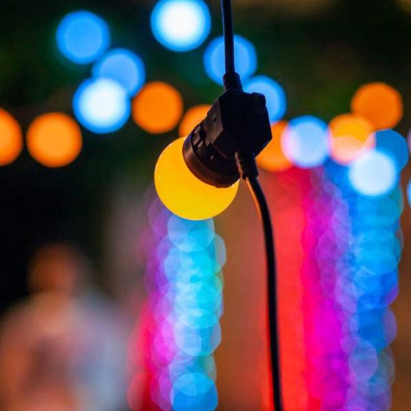 Guirlande guinguette connectéee IP44 20m 40 LEDS RGB TWINKLY FESTOON - Image 3