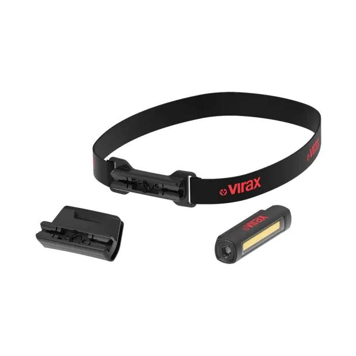 Lampe frontale pro 2-en-1 rechargeable - VIRAX - 262828 - Image 5