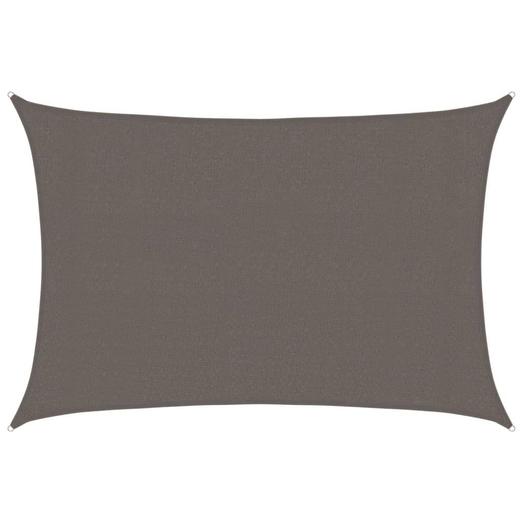 Maison Chic - Voile d'ombrage - Voile solaire 160 g/m² Anthracite 3x5 m PEHD - Meuble Pro - Image 1