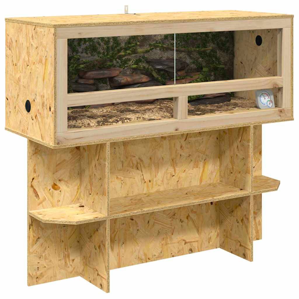 Vidaxl - Terrarium Marron 100 x 40 x 90 cm OSB vidaXL 3397894 - Image 4