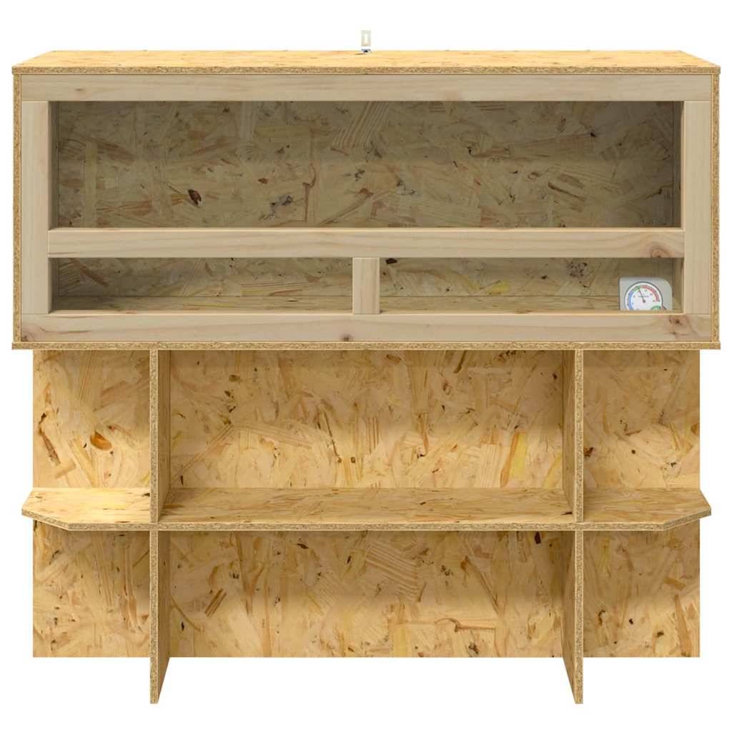 Vidaxl - Terrarium Marron 100 x 40 x 90 cm OSB vidaXL 3397894 - Image 9