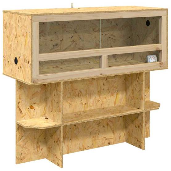 Vidaxl - Terrarium Marron 100 x 40 x 90 cm OSB vidaXL 3397894 - Image 2