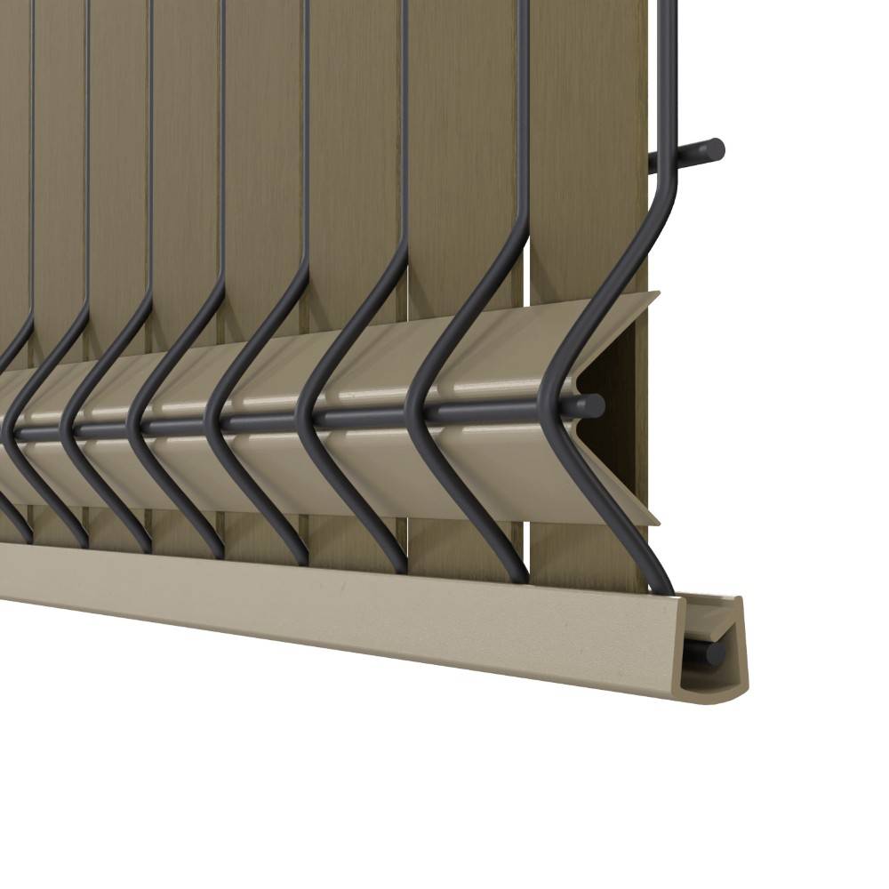 Decklinea - Kit Occultation Composite - L2,5 x H1,53m - Couleur : Beige - Haute Resistance - Occultant Pour Grillage Rigide - Image 5