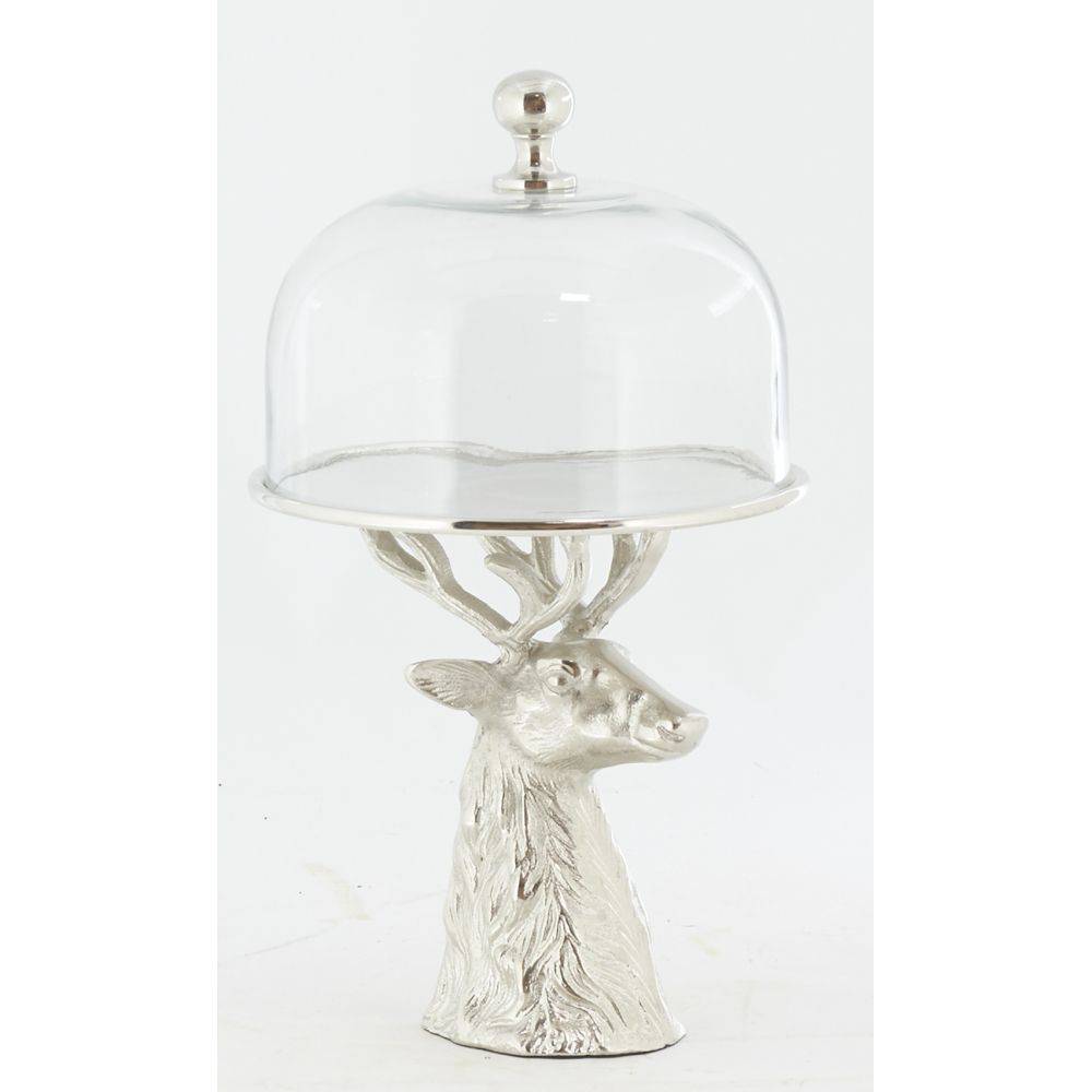 Aubry Gaspard - Cloche en verre sur support aluminium Cerf - Image 3