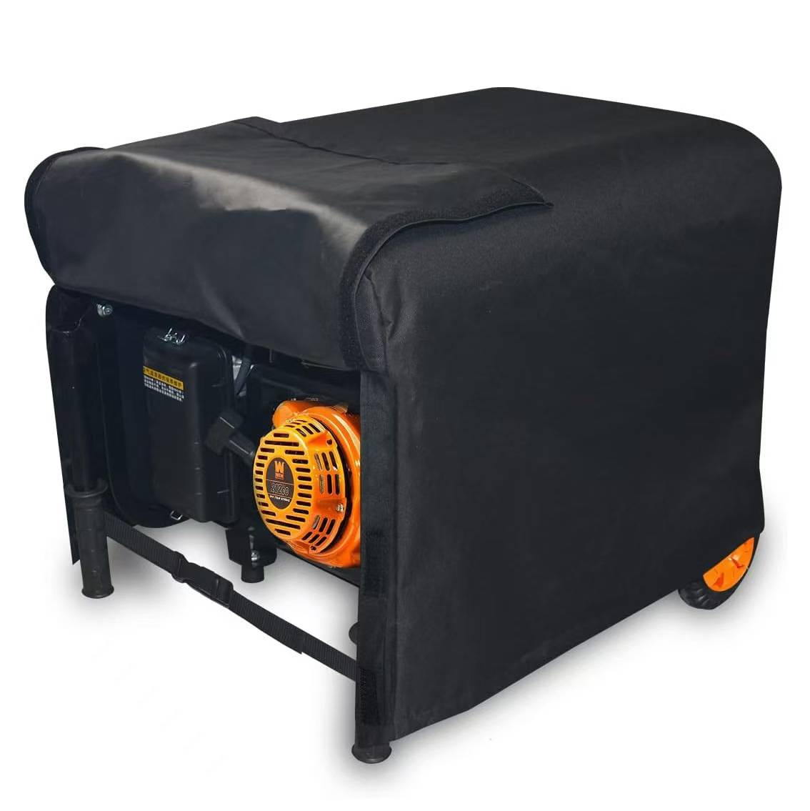 Housse de protection en tissu Oxford noir, générateur imperméable et anti-poussière, convient à la plupart des générateurs, taille 65 x 51 x 51 cm- - Image 8