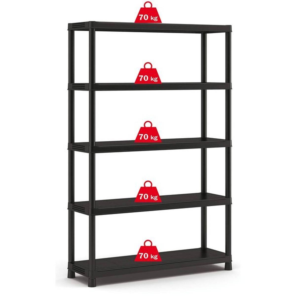 étagère Abm Renforcée 5 Tablettes Rangement Industriel Charge Lourde - Générique - Image 3