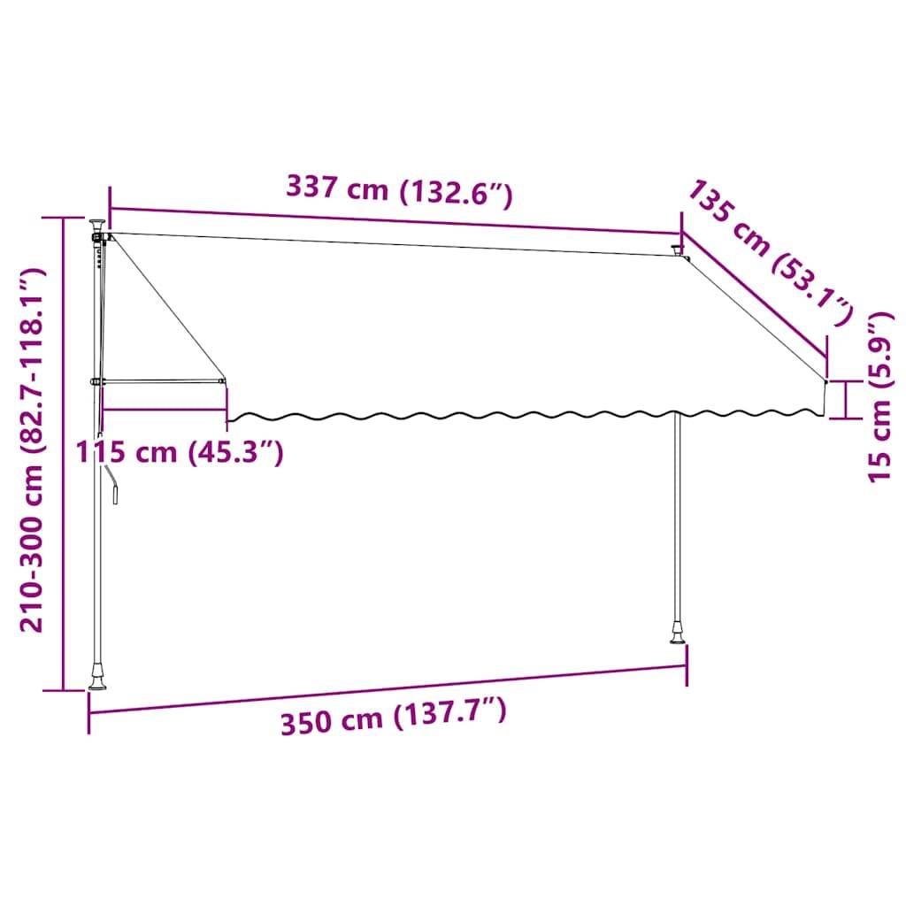 Store banne polyester crème  - Prolenta premium p357.4 - Image 8