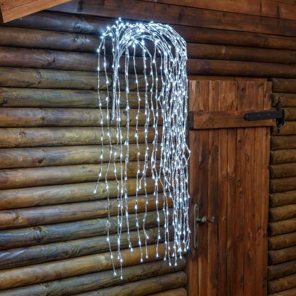 Branche lumineuse 1.2M 480 LEd blanc froid flash argentée Lotti - Image 8