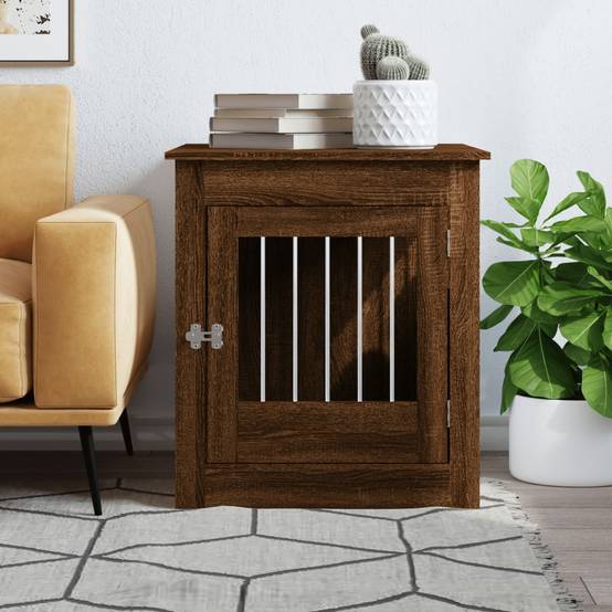 Niche plastique bois et acier marron 64,5x80x71 cm - Prolenta premium p365.8 - Image 3