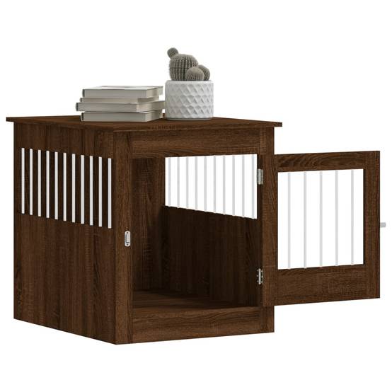Niche plastique bois et acier marron 64,5x80x71 cm - Prolenta premium p365.8 - Image 5
