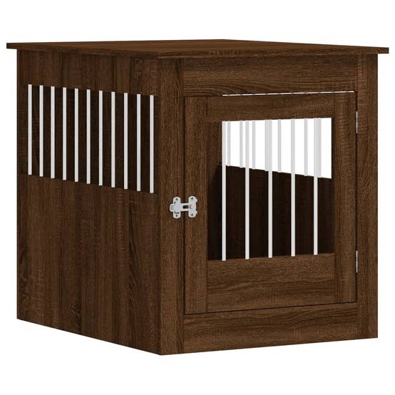Niche plastique bois et acier marron 64,5x80x71 cm - Prolenta premium p365.8 - Image 1